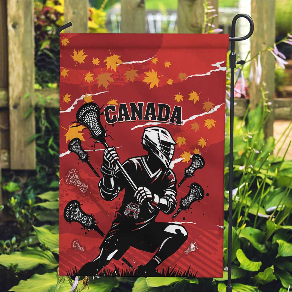 Canada Lacrosse Garden Flag National Summer Sport