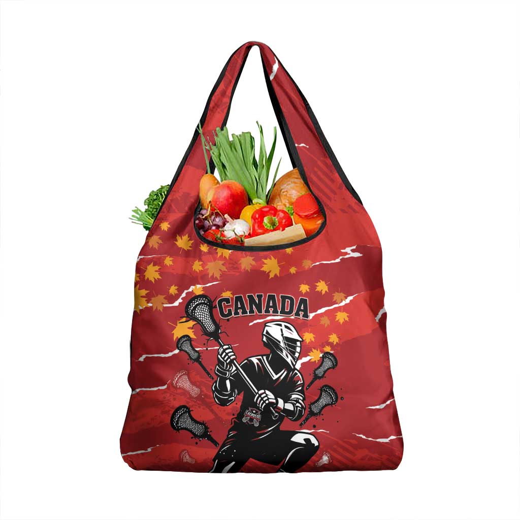 Canada Lacrosse Grocery Bag National Summer Sport