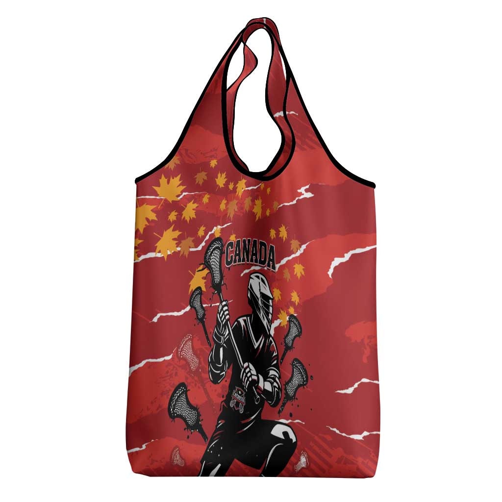 Canada Lacrosse Grocery Bag National Summer Sport