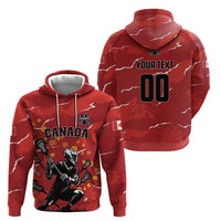 Custom Canada Lacrosse Hoodie National Summer Sport