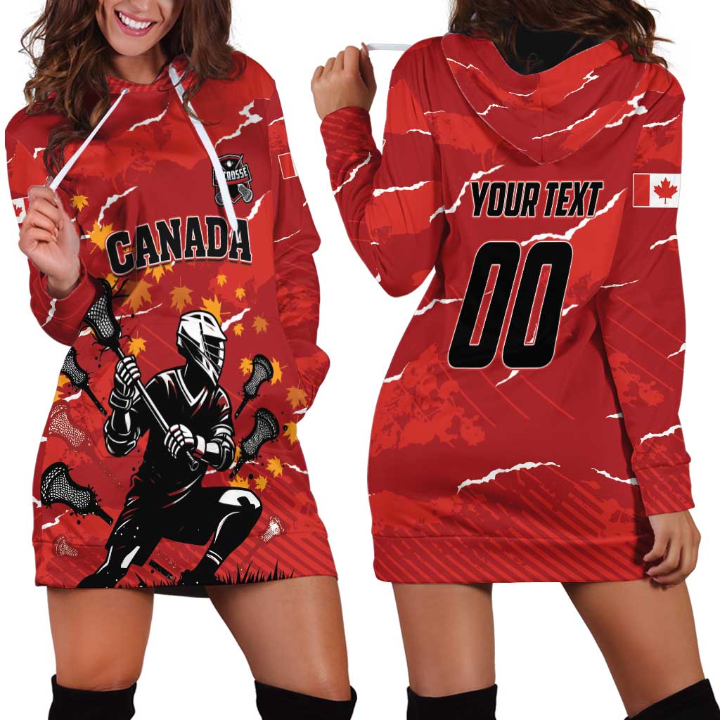 Custom Canada Lacrosse Hoodie Dress National Summer Sport