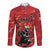 Custom Canada Lacrosse Long Sleeve Button Shirt National Summer Sport