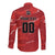 Custom Canada Lacrosse Long Sleeve Button Shirt National Summer Sport