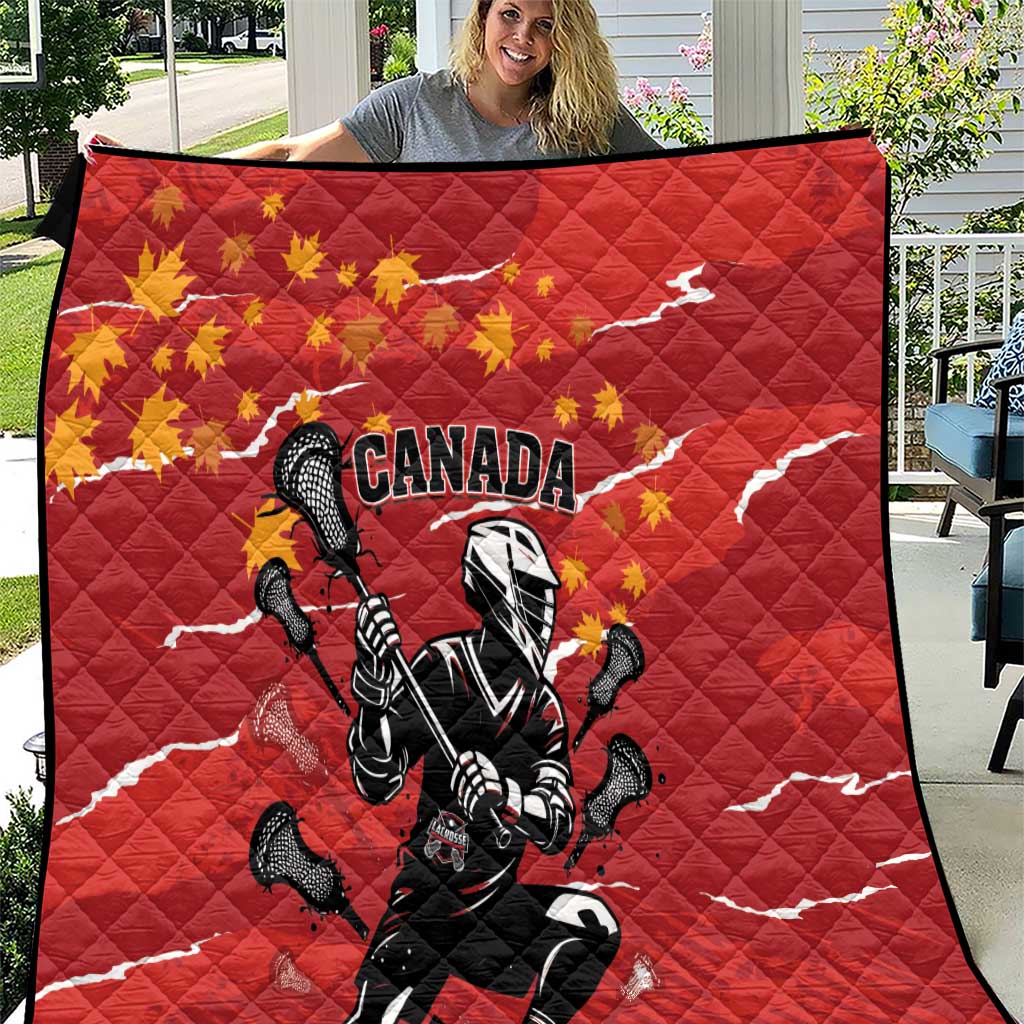 Canada Lacrosse Quilt National Summer Sport