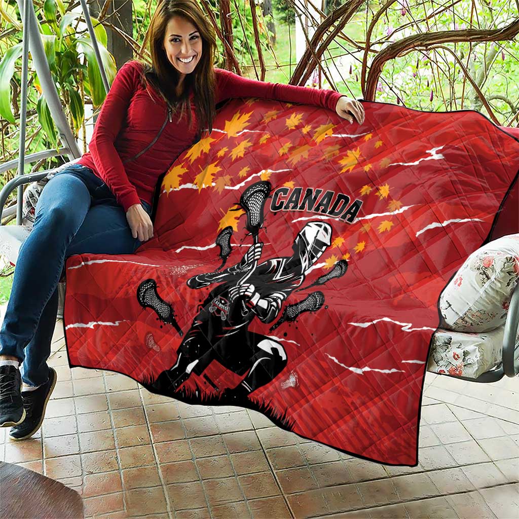 Canada Lacrosse Quilt National Summer Sport