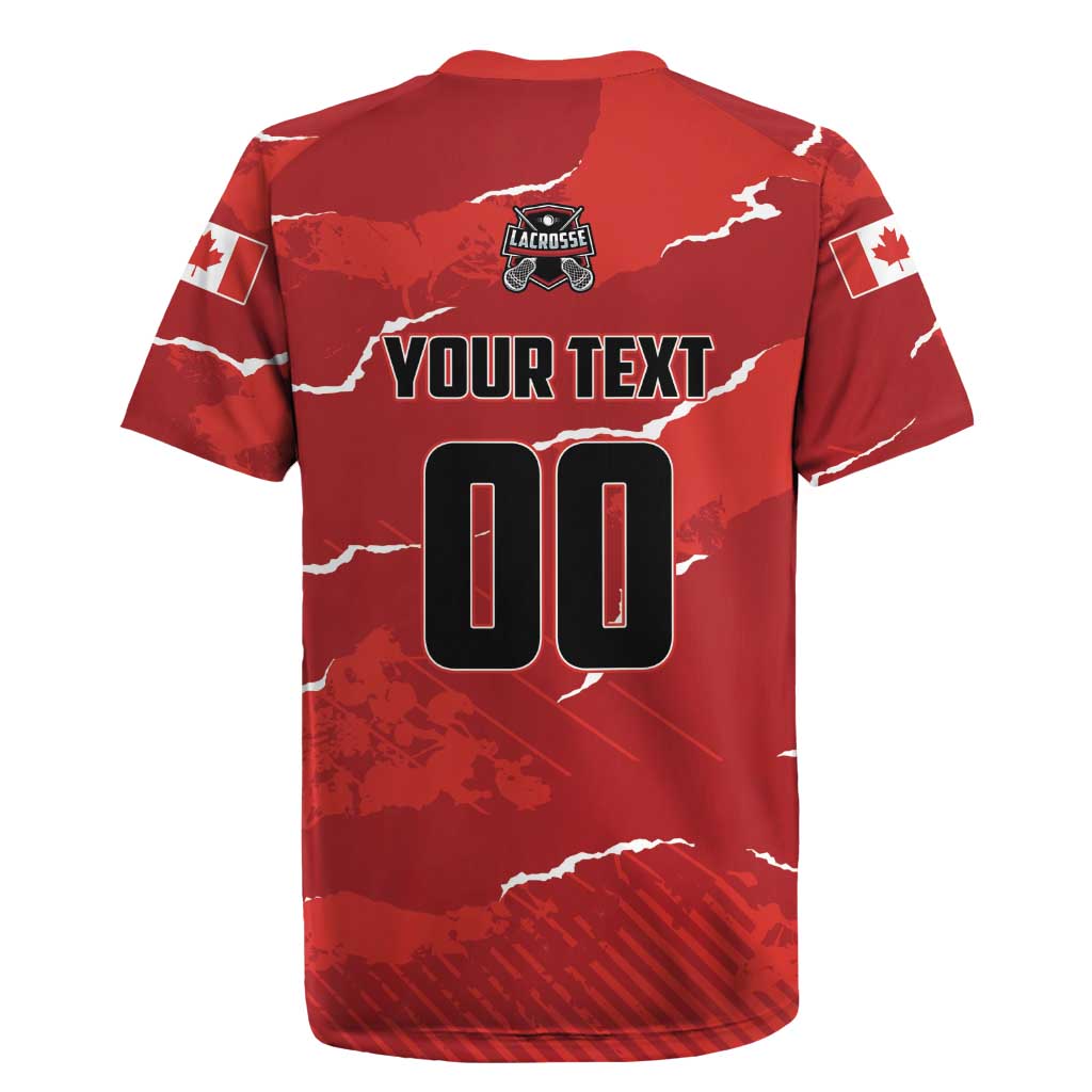 Custom Canada Lacrosse Rugby Jersey National Summer Sport