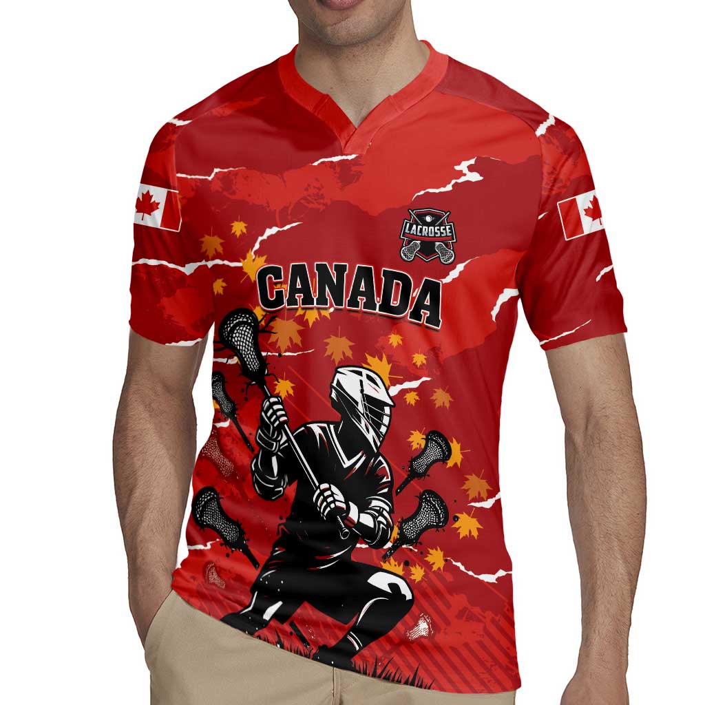 Custom Canada Lacrosse Rugby Jersey National Summer Sport