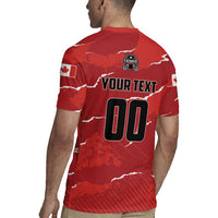 Custom Canada Lacrosse Rugby Jersey National Summer Sport