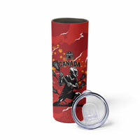 Custom Canada Lacrosse Skinny Tumbler National Summer Sport