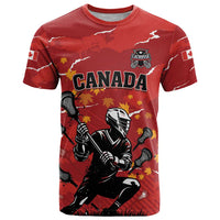 Custom Canada Lacrosse T Shirt National Summer Sport