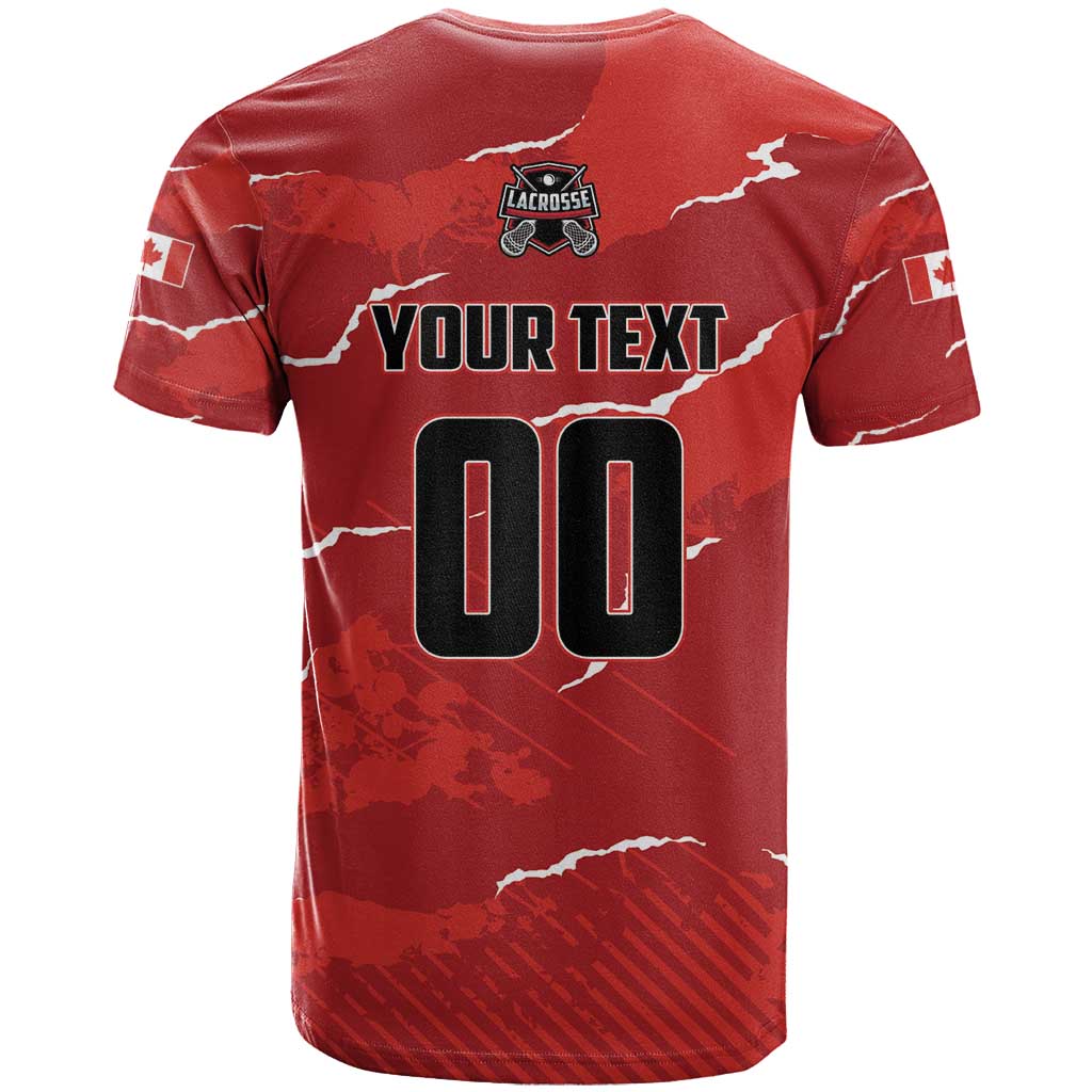 Custom Canada Lacrosse T Shirt National Summer Sport
