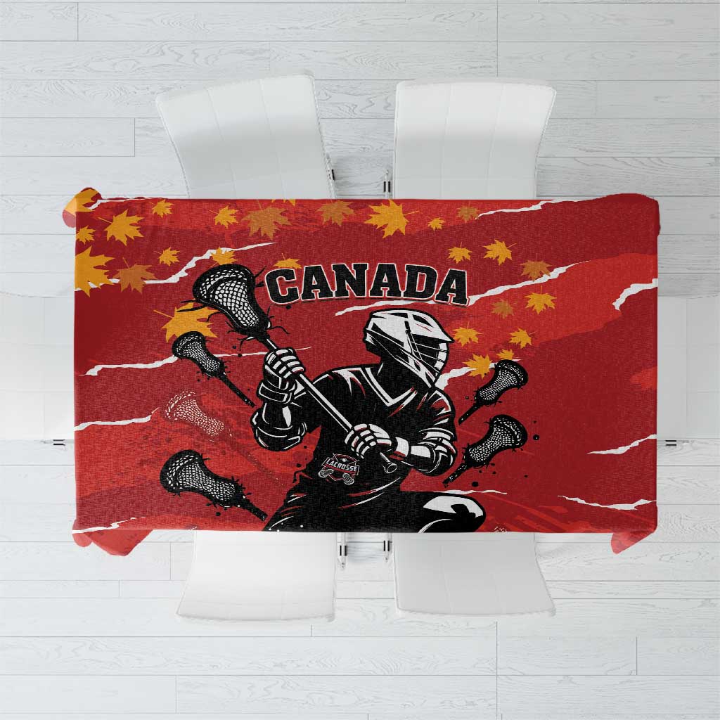Canada Lacrosse Tablecloth National Summer Sport