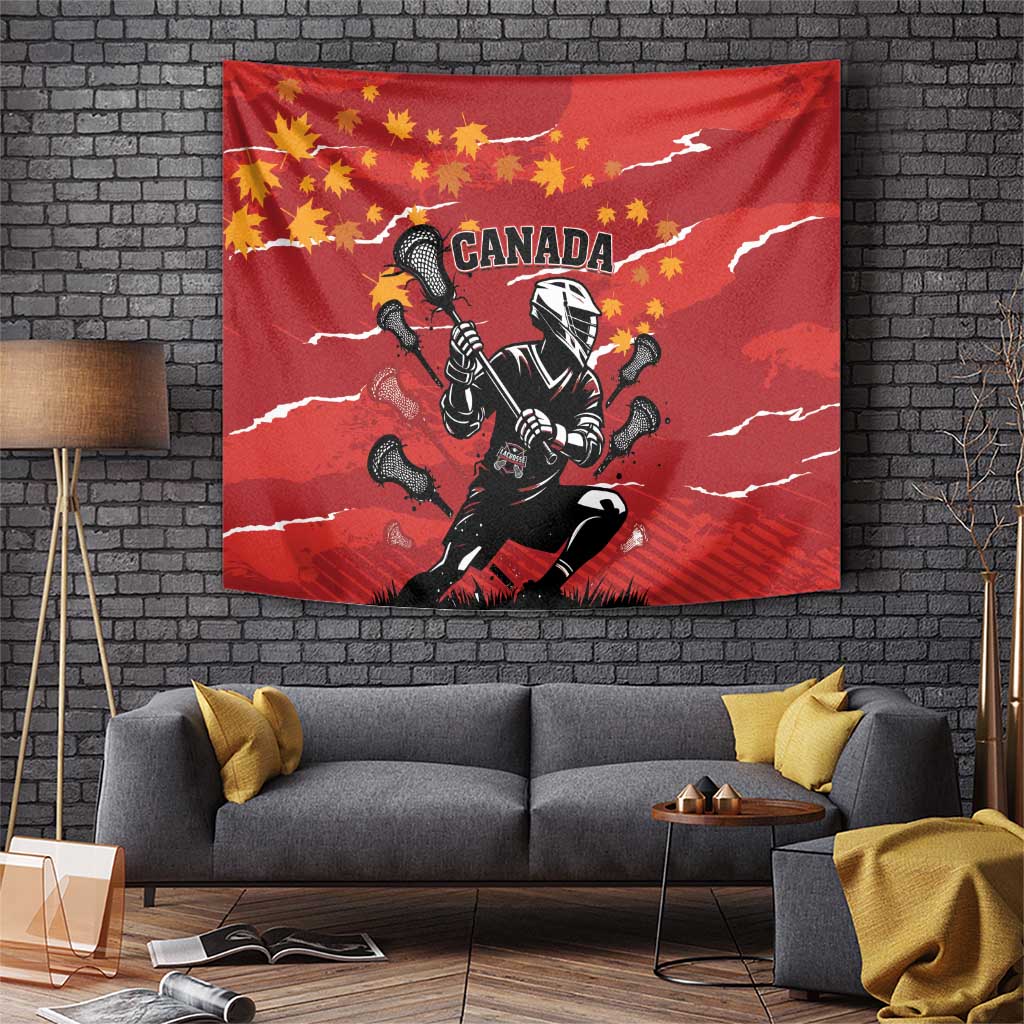 Canada Lacrosse Tapestry National Summer Sport