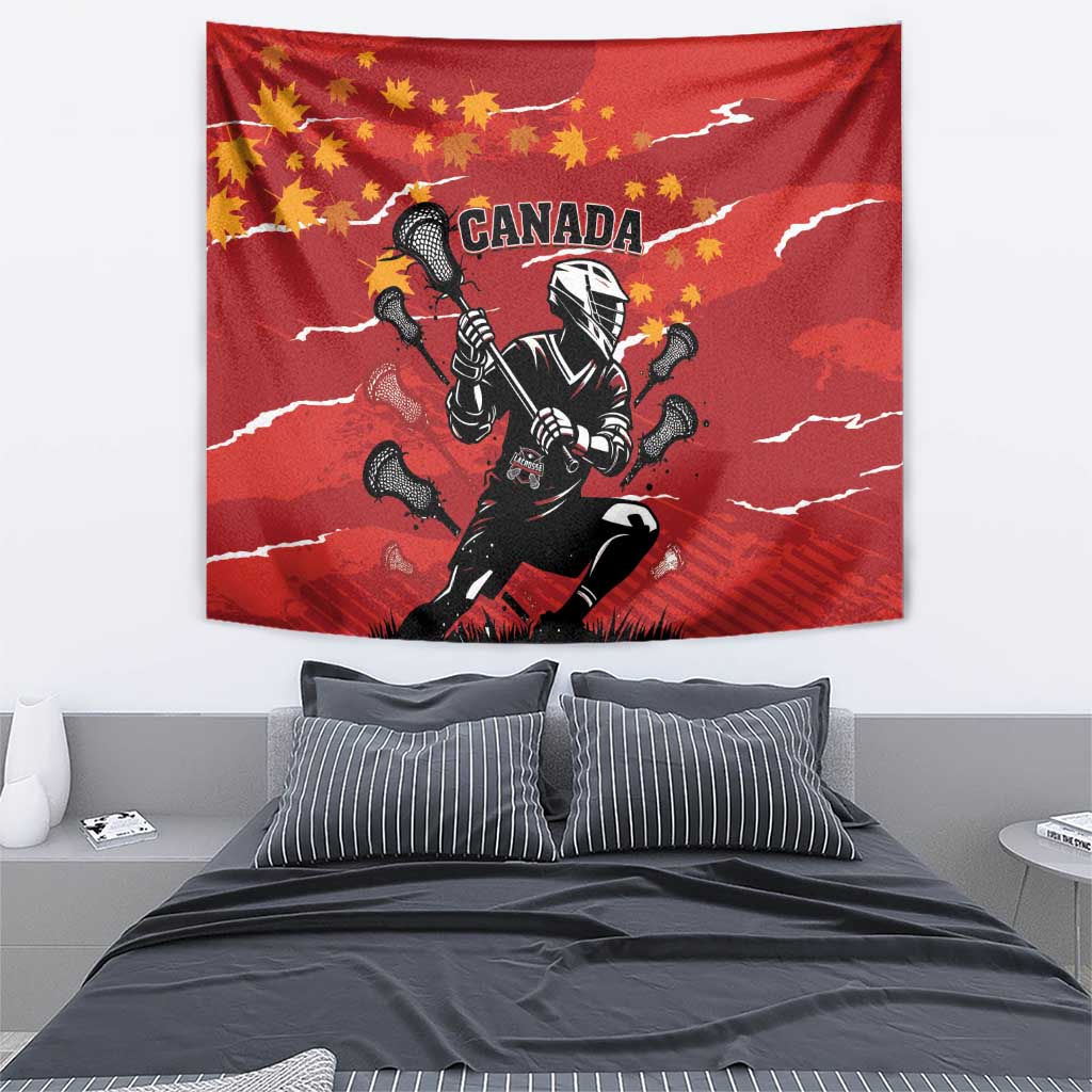 Canada Lacrosse Tapestry National Summer Sport