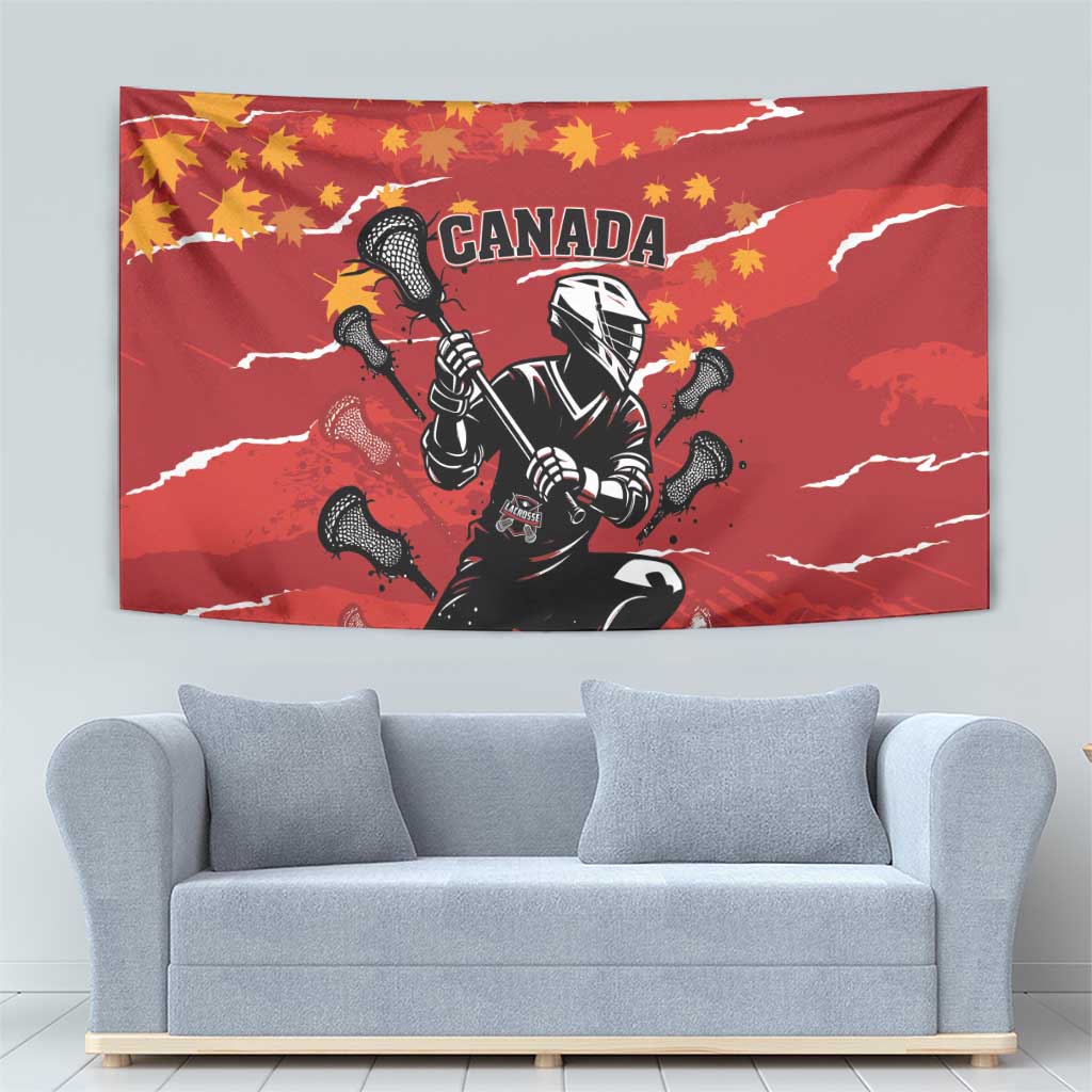 Canada Lacrosse Tapestry National Summer Sport