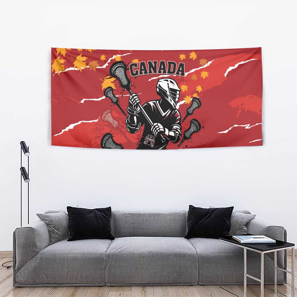 Canada Lacrosse Tapestry National Summer Sport
