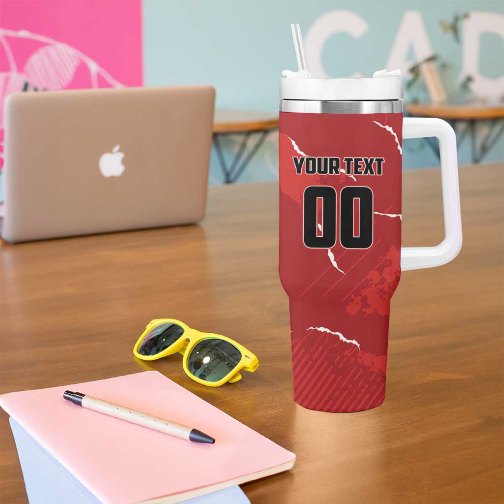 Custom Canada Lacrosse Tumbler With Handle National Summer Sport