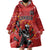 Custom Canada Lacrosse Wearable Blanket Hoodie National Summer Sport
