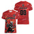 Custom Canada Lacrosse Women V-Neck T-Shirt National Summer Sport