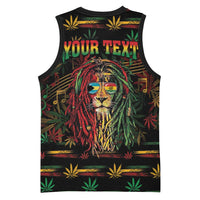 Personalized The Bahamas One Love Reggae Lion Basketball Jersey Caribbean Reggae Spirit