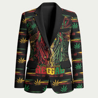 Personalized The Bahamas One Love Reggae Lion Blazer Caribbean Reggae Spirit