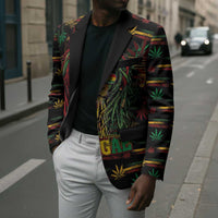 Personalized The Bahamas One Love Reggae Lion Blazer Caribbean Reggae Spirit