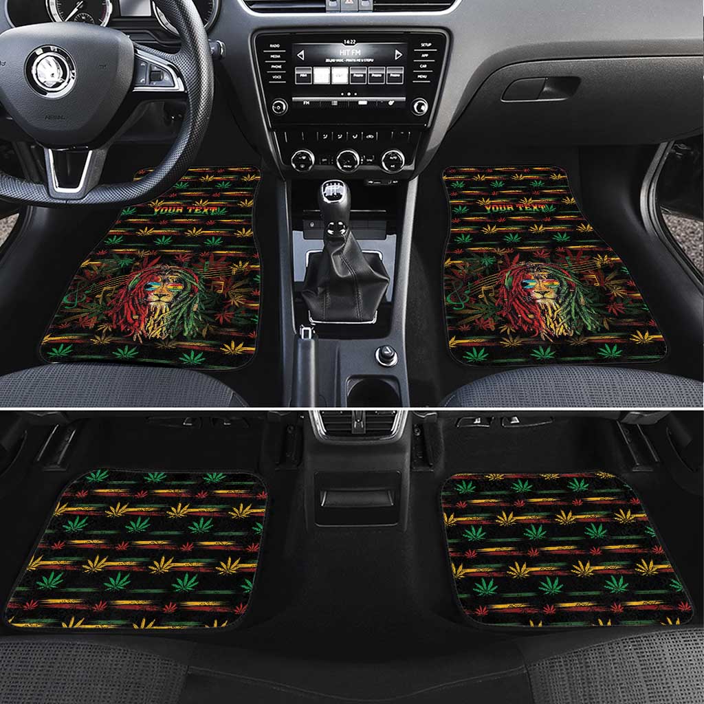Personalized The Bahamas One Love Reggae Lion Car Mats Caribbean Reggae Spirit