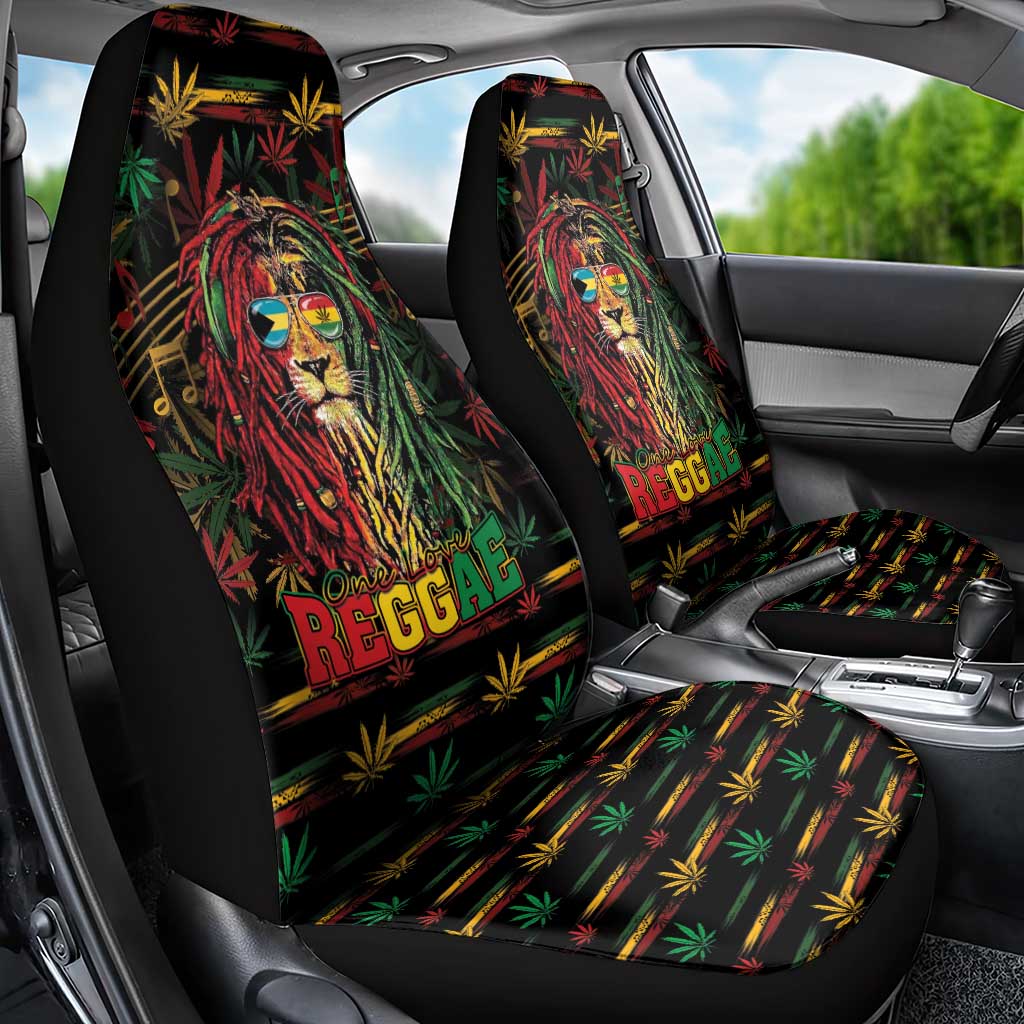 The Bahamas One Love Reggae Lion Car Seat Cover Caribbean Reggae Spirit