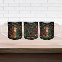 Personalized The Bahamas One Love Reggae Lion Ceramic Mug Caribbean Reggae Spirit