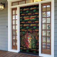 Personalized The Bahamas One Love Reggae Lion Door Cover Caribbean Reggae Spirit