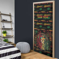 Personalized The Bahamas One Love Reggae Lion Door Cover Caribbean Reggae Spirit