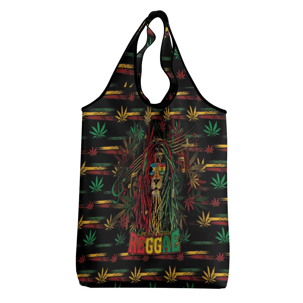 The Bahamas One Love Reggae Lion Grocery Bag Caribbean Reggae Spirit