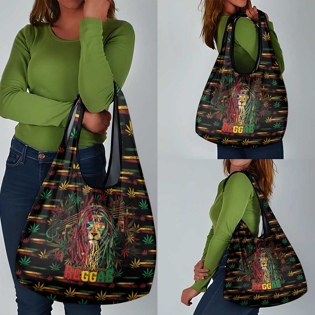 The Bahamas One Love Reggae Lion Grocery Bag Caribbean Reggae Spirit