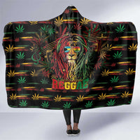 The Bahamas One Love Reggae Lion Hooded Blanket Caribbean Reggae Spirit