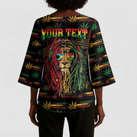Personalized The Bahamas One Love Reggae Lion Kimono Sleeve Blouse Caribbean Reggae Spirit