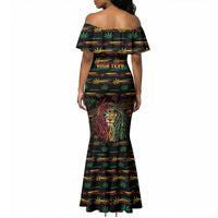 Personalized The Bahamas One Love Reggae Lion Mermaid Dress Caribbean Reggae Spirit