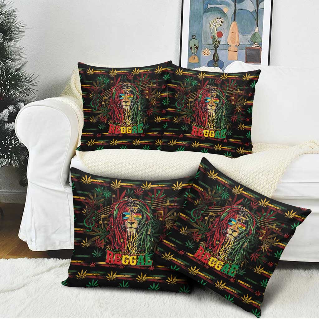 The Bahamas One Love Reggae Lion Pillow Cover Caribbean Reggae Spirit