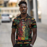 Personalized The Bahamas One Love Reggae Lion Polo Shirt Caribbean Reggae Spirit