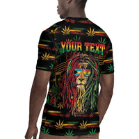 Personalized The Bahamas One Love Reggae Lion Rugby Jersey Caribbean Reggae Spirit