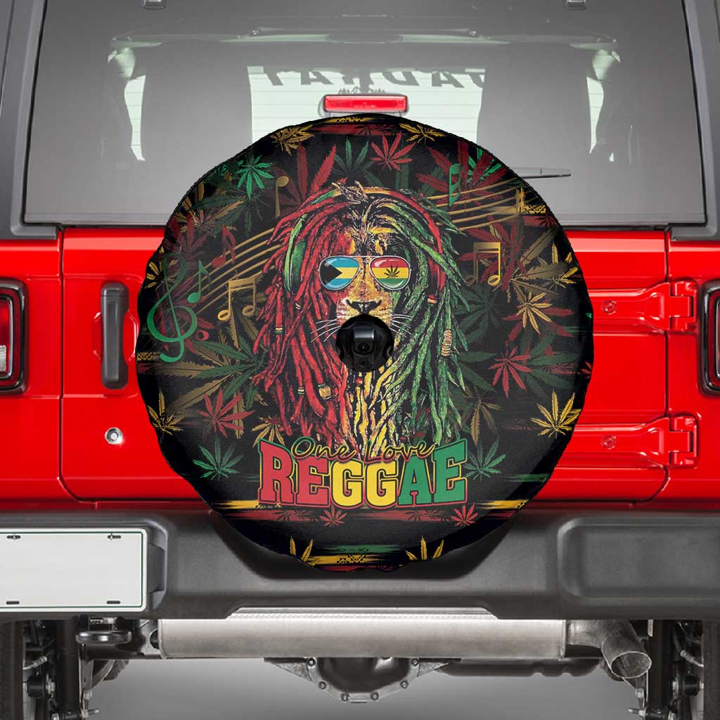 The Bahamas One Love Reggae Lion Spare Tire Cover Caribbean Reggae Spirit