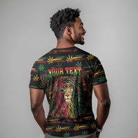 Personalized The Bahamas One Love Reggae Lion T shirt Caribbean Reggae Spirit