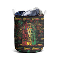 Barbados One Love Reggae Lion Laundry Basket Caribbean Reggae Spirit