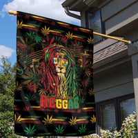Barbados One Love Reggae Lion Garden Flag Caribbean Reggae Spirit