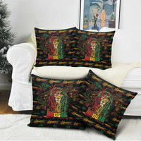 Barbados One Love Reggae Lion Pillow Cover Caribbean Reggae Spirit