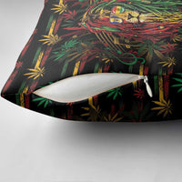 Barbados One Love Reggae Lion Pillow Cover Caribbean Reggae Spirit