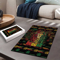 Barbados One Love Reggae Lion Puzzle Caribbean Reggae Spirit