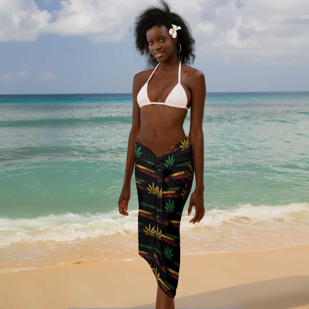 Barbados One Love Reggae Lion Sarong Caribbean Reggae Spirit