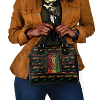 Barbados One Love Reggae Lion Shoulder Handbag Caribbean Reggae Spirit