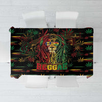 Barbados One Love Reggae Lion Tablecloth Caribbean Reggae Spirit