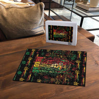 Dominica One Love Reggae Lion Puzzle Caribbean Reggae Spirit